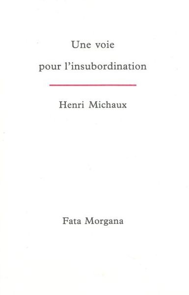 Une voie pour l’insubordination