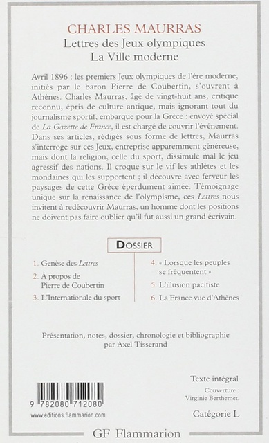 Lettres des jeux Olympiques