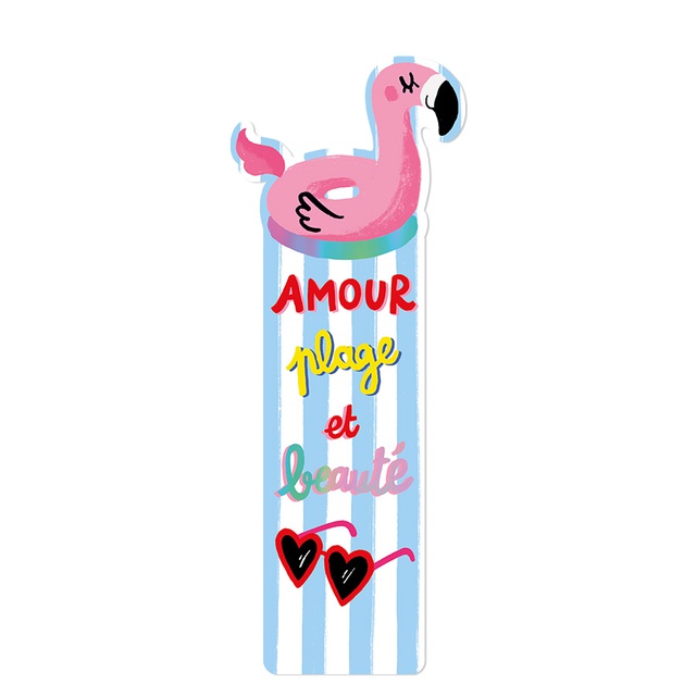 DIE CUT BOOKMARK AMOUR ET PLAGE