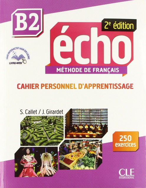 Echo B2 - Cahier personnel d'apprentissage