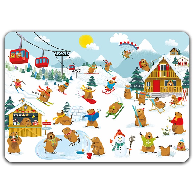 PLACEMAT MARMOTS
