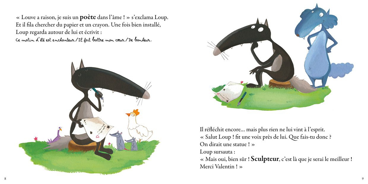 Le loup qui voulait être un artiste