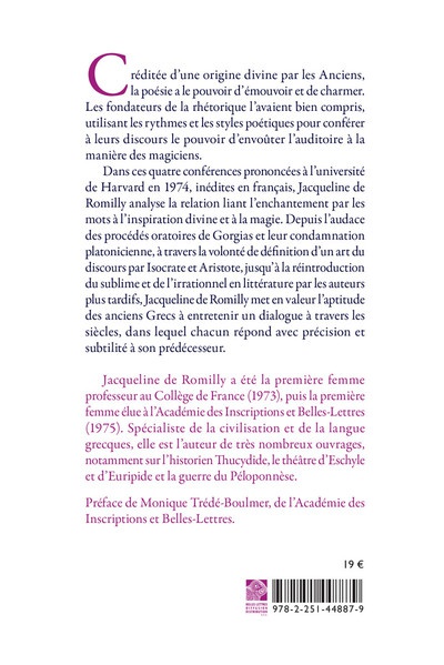Magie et rhétorique en Grèce ancienne