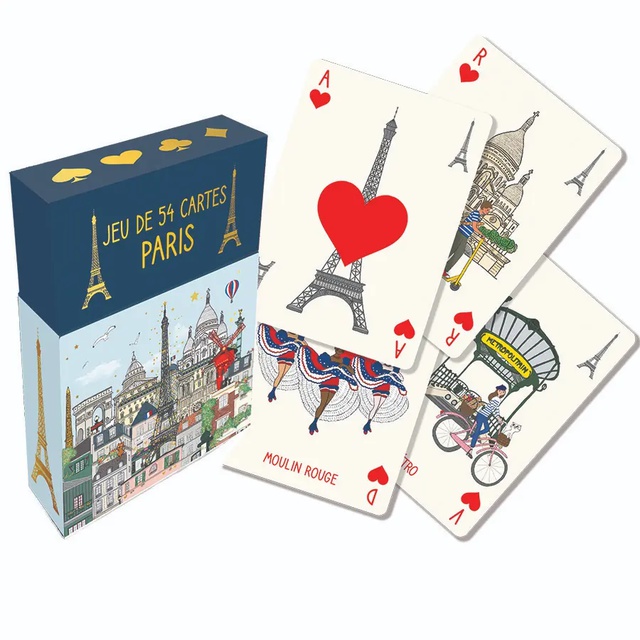 PLAYING CARDS PARIS MONUMENTS