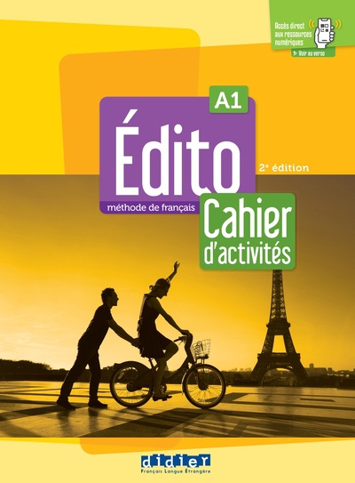 Édito A1 Cahier - édition 2022-2024