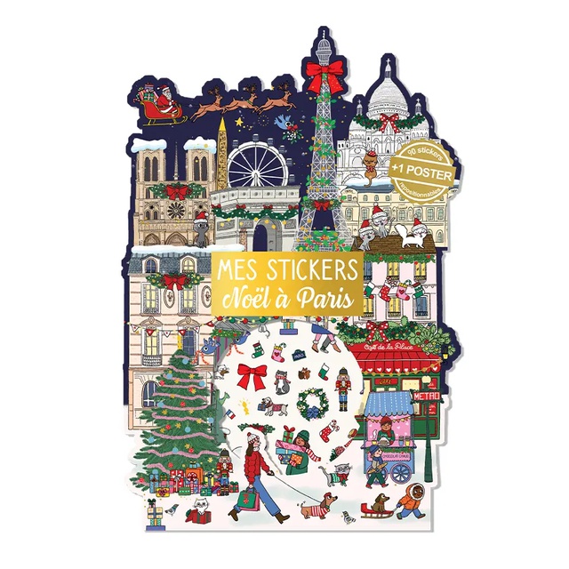 JEU STICKERS + POSTER CHRISTMAS IN PARIS