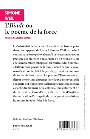 L'Iliade ou le poème de la force