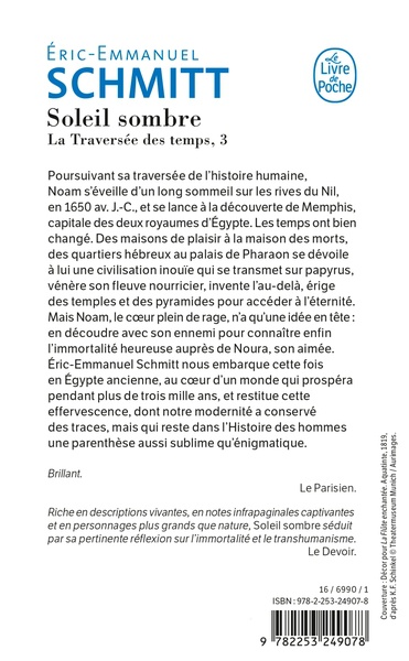 La traversée des temps - Tome 3 - Soleil sombre