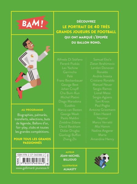 Foot: 40 joueurs de légende