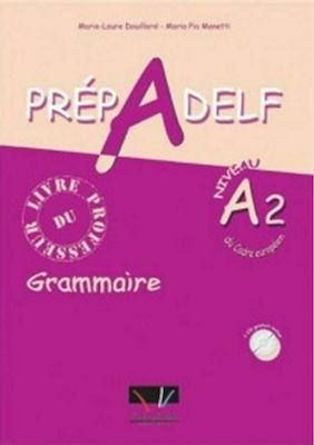 PREPADELF A2 GRAMMAIRE (+CD) - PROFESSEUR