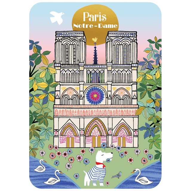 POSTCARD NOTRE DAME