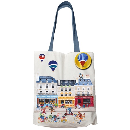 TOTE BAG COTON VILLAGE FRANCE