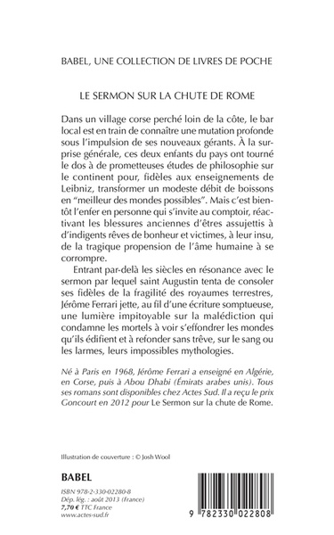 Le Sermon sur la chute de Rome