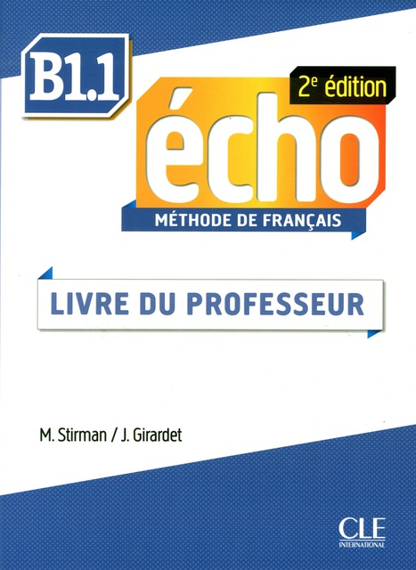 Echo B1.1 - Livre du professeur