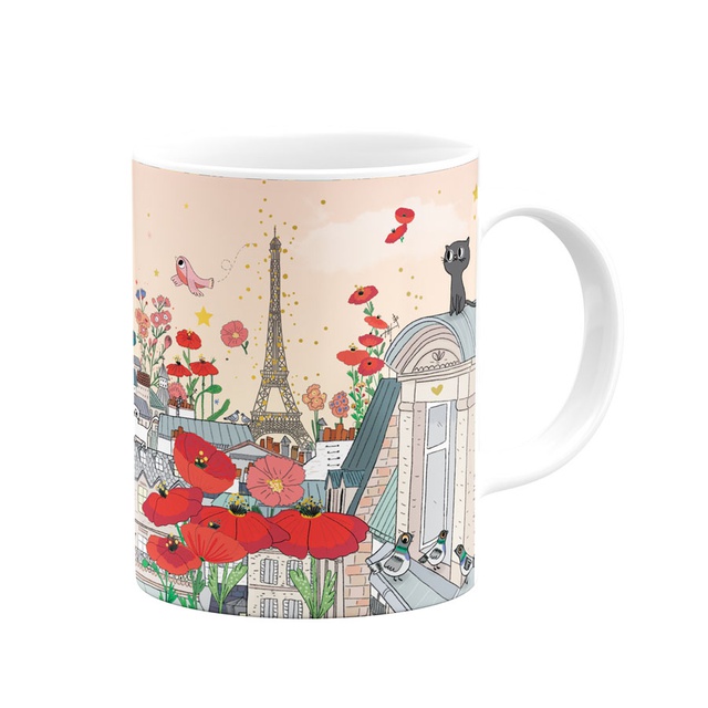 MUG PARIS EN FLEURS