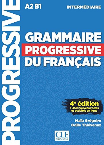 Grammaire progressive du français - Niveau intermédiaire - 4ème édition - Livre + CD
