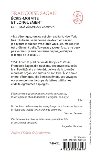 Ecris-moi vite et longuement