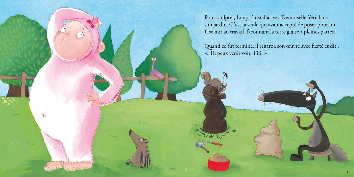 Le loup qui voulait être un artiste