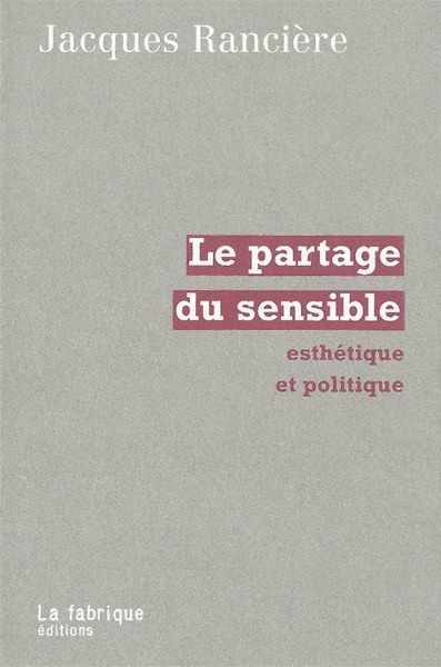 Le Partage du Sensible