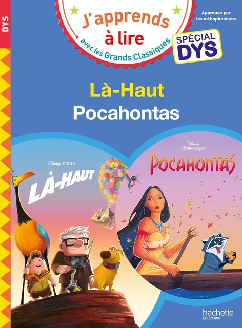 DISNEY - SPECIAL DYS  (DYSLEXIE) :  LA-HAUT/POCAHONTAS