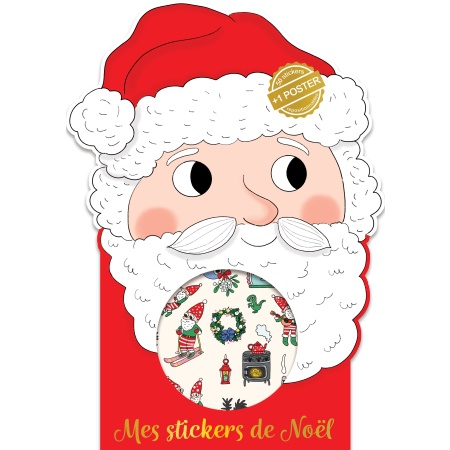 JEU STICKERS + POSTER L'ATELIER DU PERE NOEL