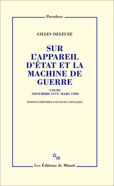 Sur l'appareil d'État et la machine de guerre