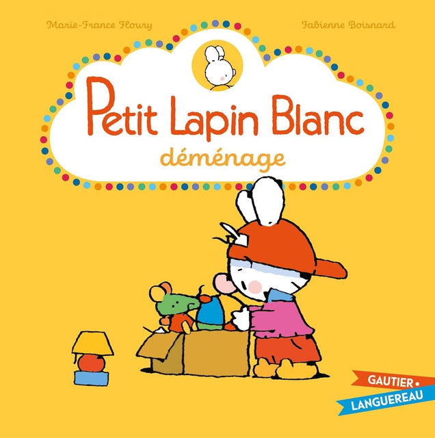 PETIT LAPIN BLANC DEMENAGE
