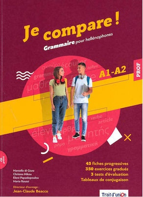 JE COMPARE! GRAMMAIRE A1-A2 - PROFESSEUR