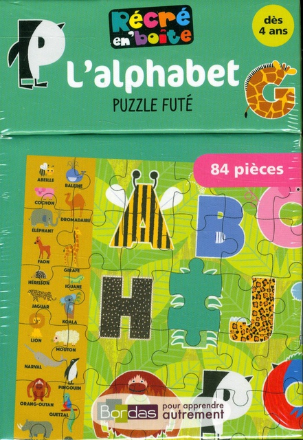Récré en Boîte - L'alphabet - Puzzle futé 
