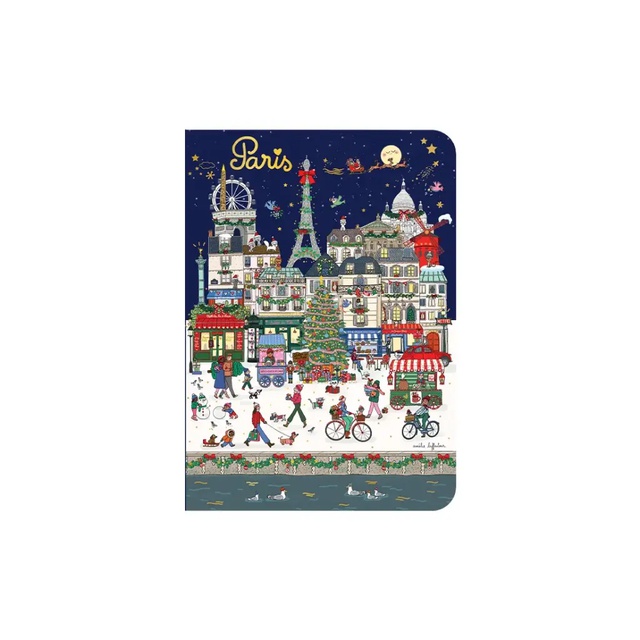 CARNET SOUPLE A6 CHRISTMAS IN PARIS
