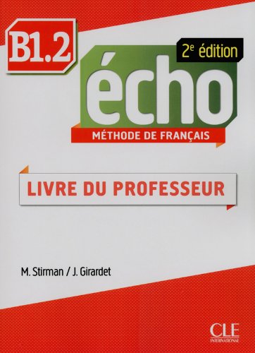 Echo B1.2 - Livre du professeur