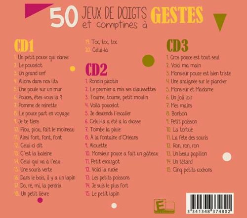 50 jeux de doigts et comptines à gestes