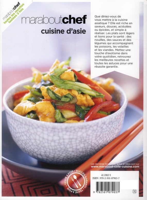 Marabout Chef, Cuisine d'Asie 