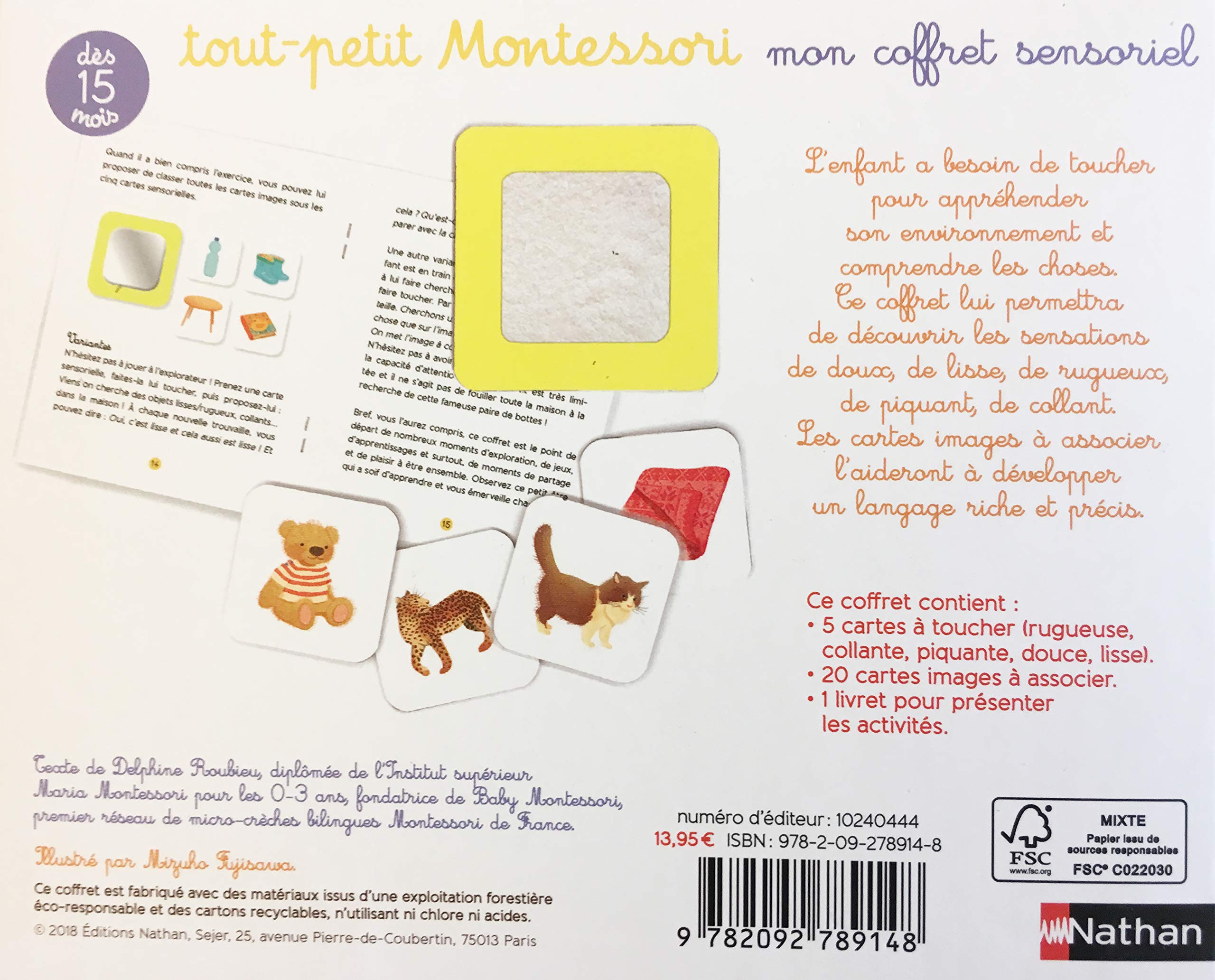 Tout petit Montessori - Mon coffret sensoriel