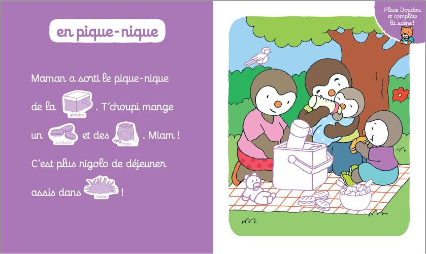 T'choupi part en vacances