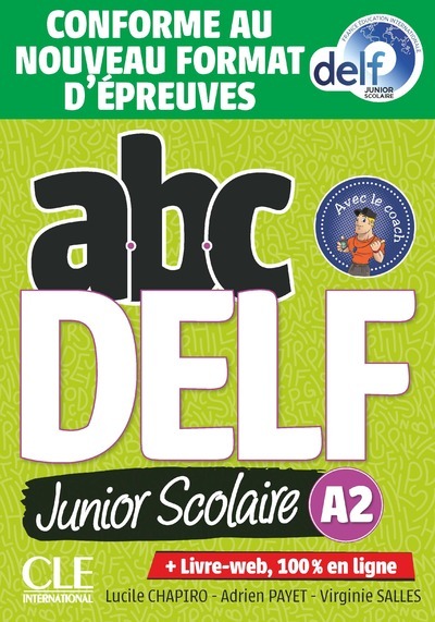 ABC Delf Scolaire Junior A2 +Livret +CD - Nouveau Format