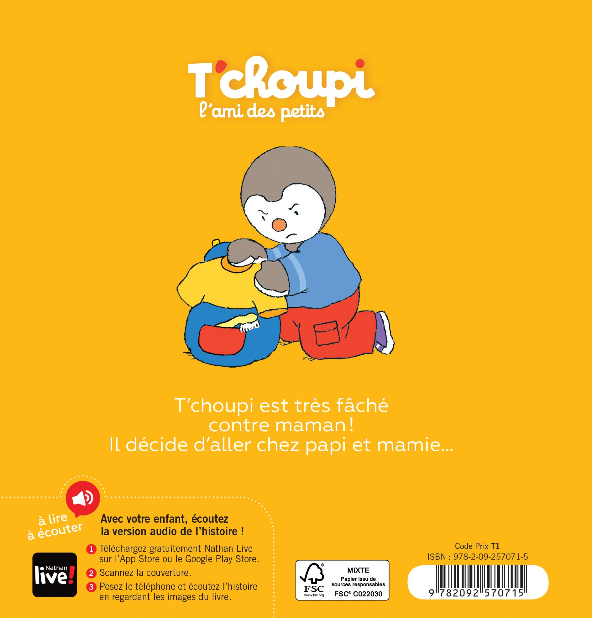 T'choupi est en colère