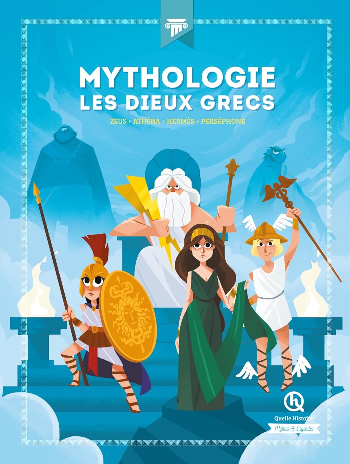 MYTHOLOGIE LES DIEUX GRECS - ZEUS - ATHENA - HERMES - PERSEPHONE