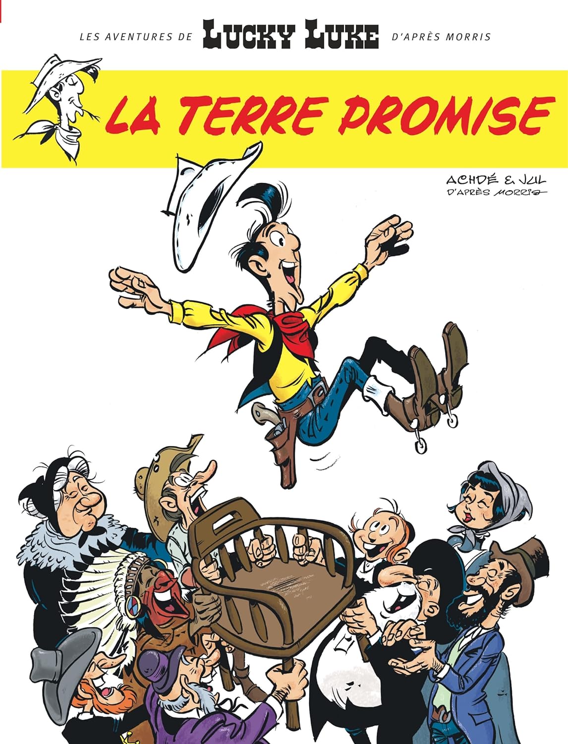 LES AVENTURES DE LUCKY LUKE D'APRES MORRIS - TOME 7 - LA TERRE PROMISE