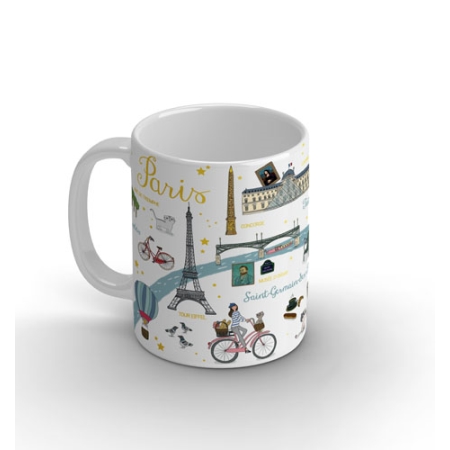 MUG PLAN DE PARIS LAFFAITEUR