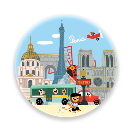 BADGE XL PETIT PARIS