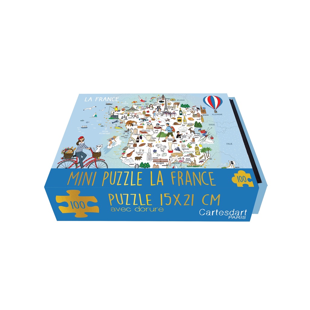 BOITE MINI PUZZLE LA FRANCE