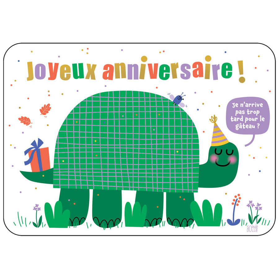 POSTCARD HAPPY BIRTHDAY