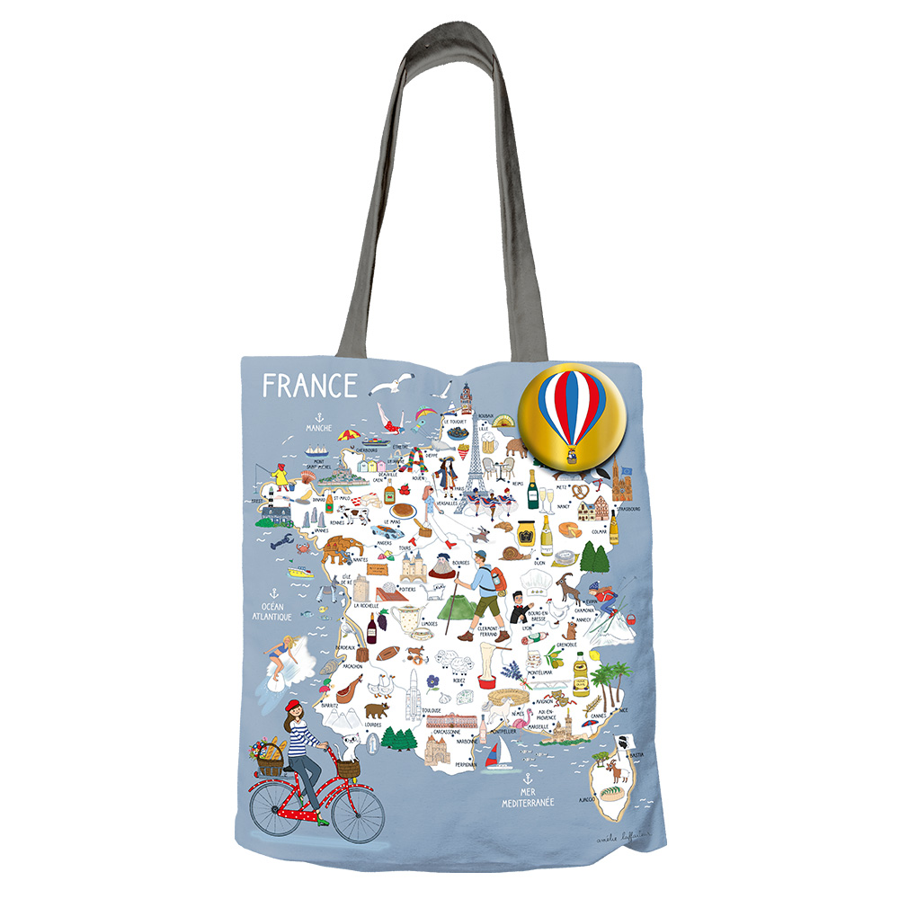 TOTE BAG COTON LA FRANCE