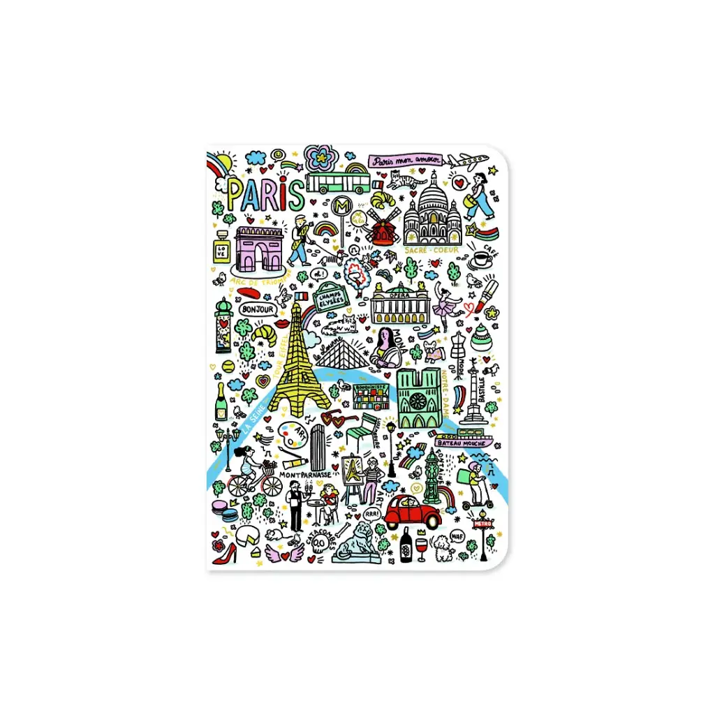POCKET NOTEBOOK PARIS POP