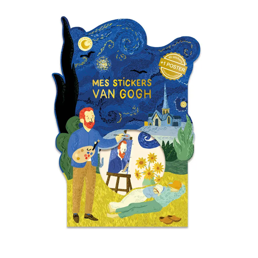 GAME STICKERS + POSTER VAN GOGH