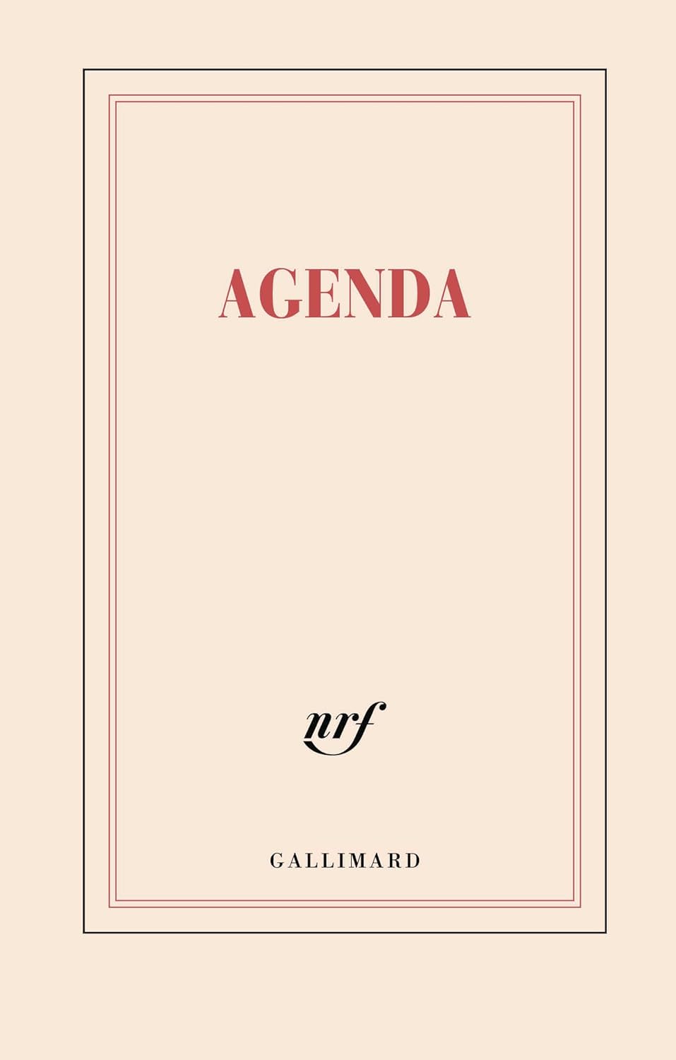 AGENDA LITTERAIRE 2026 (PAPETERIE)