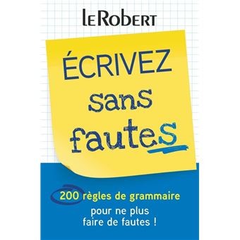 Ecrivez sans fautes