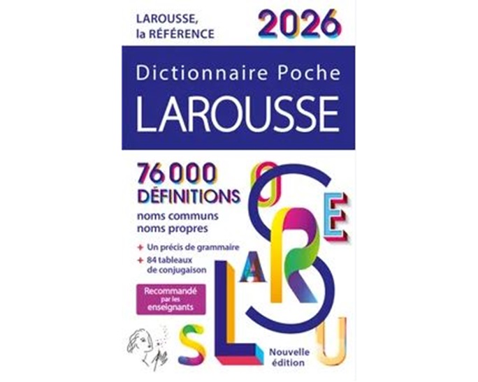 DICTIONNAIRE LAROUSSE POCHE 2026