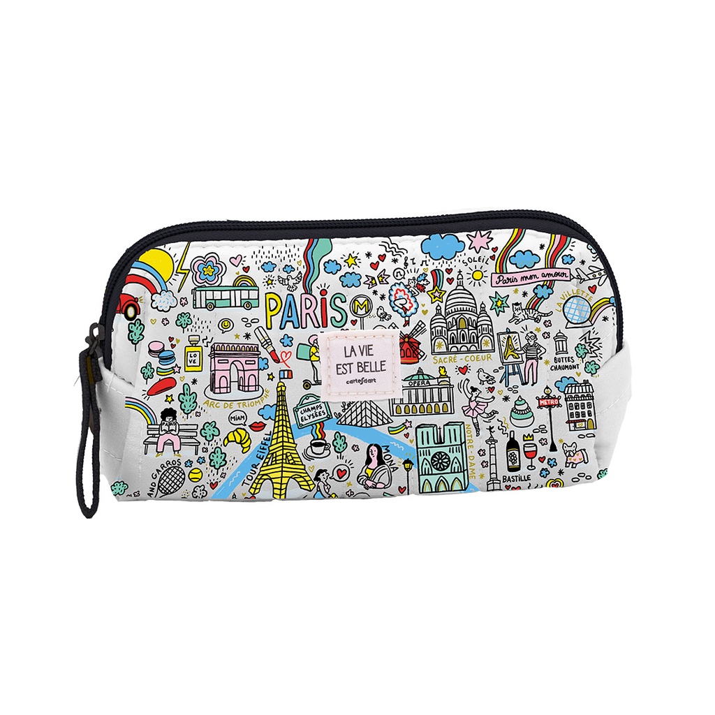 QUILTED POUCH PARIS POP